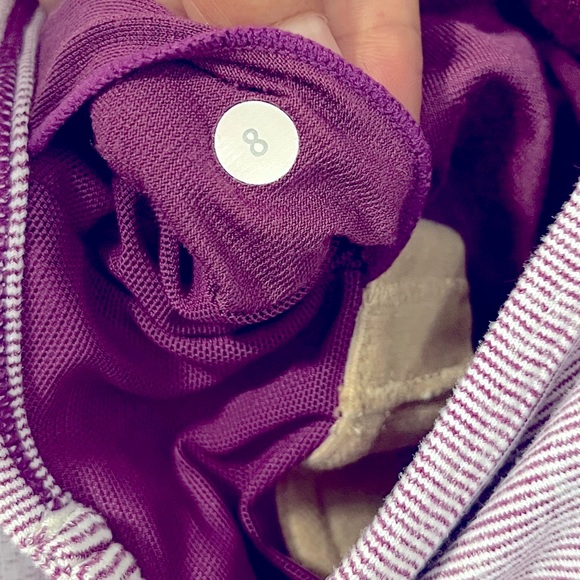 Lululemon Power Y Tank Dewberry Wee Stripe 8 - Picture 9 of 15